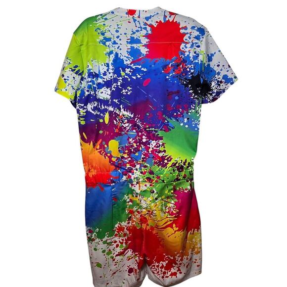 Paint Splatter Funny Male Romper
Pain Splat Jumpsuit Shorts Streetwear Large - Picture 2 of 10